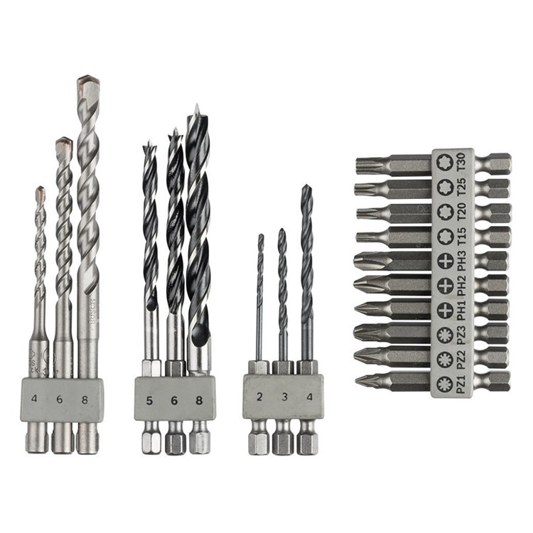 BOSCH UNEO 19 PARÇA MATKAP VE VİDALAMA UCU SETİ 2609256989 resmi