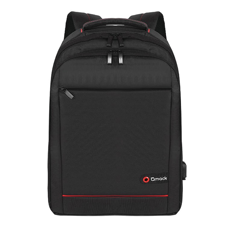 MACK MCC-006 15.6" OFFICE USB GİRİŞLİ NOTEBOOK SIRT ÇANTASI SİYAH resmi