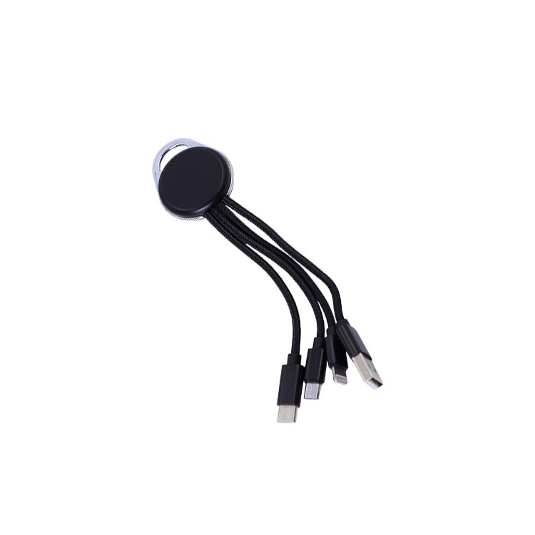 MIABOO 4IN1 IŞIKLI LOGO ÖZELLİKLİ ŞARJ KABLOSU - (C19) resmi