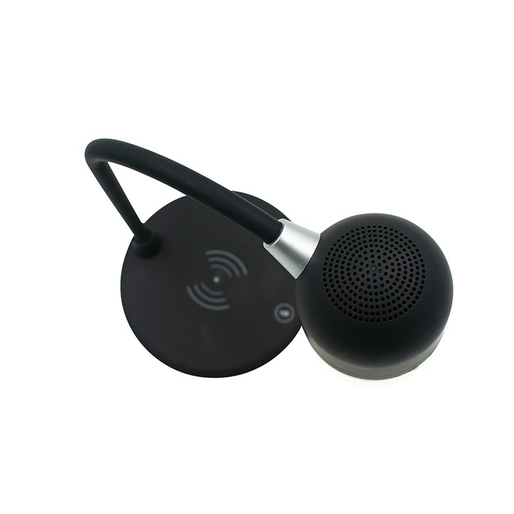 MIABOO KABLOSUZ ŞARJ VE BLUETOOTH HOPARLÖRLÜ MASA LAMBASI - (D3-S) resmi