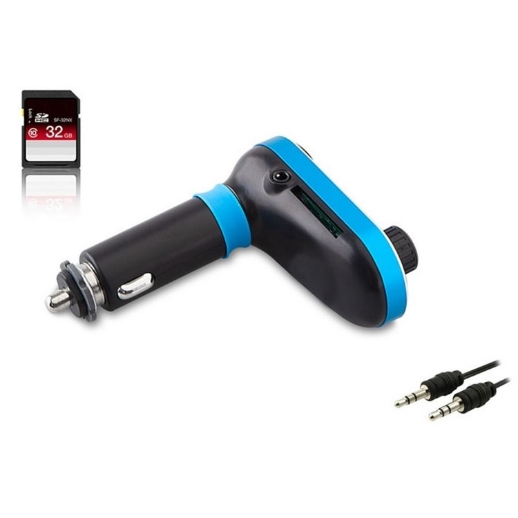 S-LINK SL-FM66 SD/USB DESTEKLİ+2.1A FM TRANSMITTER resmi