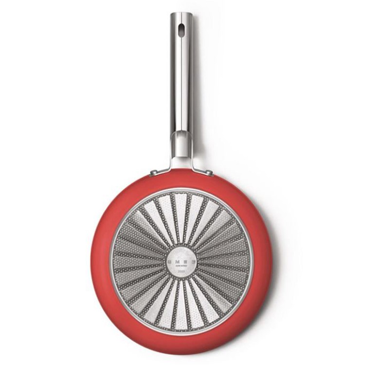 SMEG CKFF2601RDM COOKWARE 50S STYLE KIRMIZI TAVA 26CM resmi