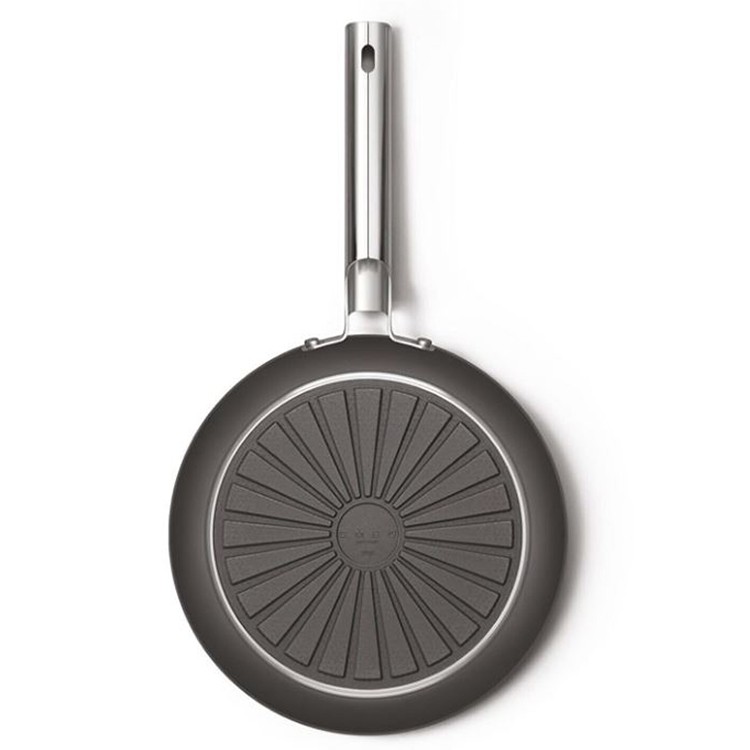 SMEG CKFF2801BLMSMEG COOKWARE 50S STYLE SİYAH TAVA 28 CM resmi