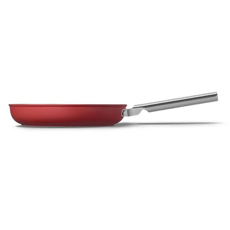 SMEG CKFF2801RDM COOKWARE 50S STYLE KIRMIZI TAVA 28CM resmi