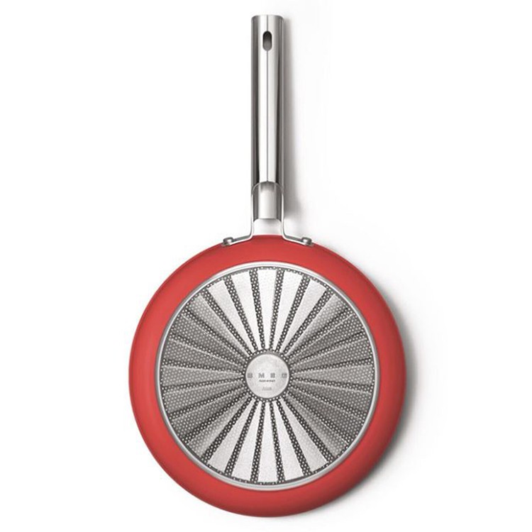 SMEG CKFF2801RDM COOKWARE 50S STYLE KIRMIZI TAVA 28CM resmi