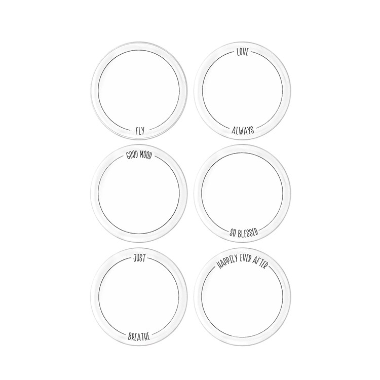 THE MIA DLY003 DAILY TUNES SERVİS TABAĞI 6 LI SET - 26 CM resmi