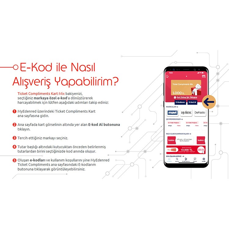 TİCKET GİFT HEDİYE ÇEKİ (10000 TL)-DİJİTAL resmi