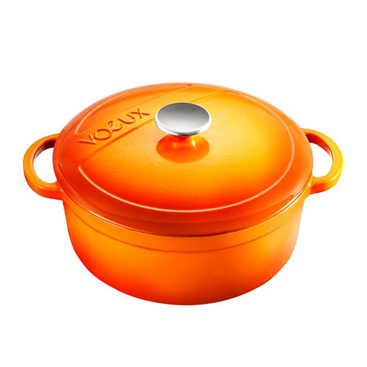 VOEUX AMUSANT DERİN DÖKÜM TENCERE 24 CM TURUNCU resmi