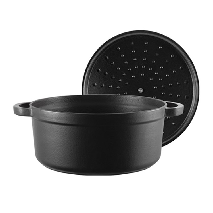 VOEUX ELEGANCE DÖKÜM TENCERE 24CM SİYAH 71002401 resmi