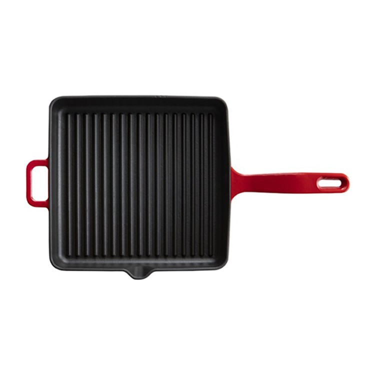 VOEUX L'AMOUR DÖKÜM KARE TAVA 25 CM KIRMIZI resmi