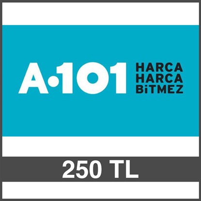 A101 HEDİYE ÇEKİ (250 TL)-FİZİKİ resmi
