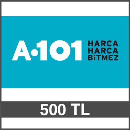 A101 HEDİYE ÇEKİ (500 TL)-FİZİKİ resmi