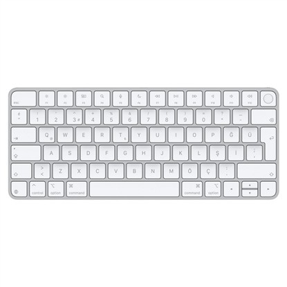 APPLE ÇİPLİ MAC MODELLERİ İÇİN TOUCH ID ÖZELLİKLİ MAGIC KEYBOARD (USB-C) - TÜRKÇE Q KLAVYE MXCK3TQ/A resmi