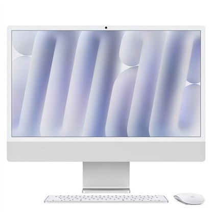 APPLE IMAC 24INC RETİNA 4.5K, M4 10-CORE CPU, 10-CORE GPU, 16GB BELLEK, 512GB SSD, GÜMÜŞ MWUV3TU/A resmi