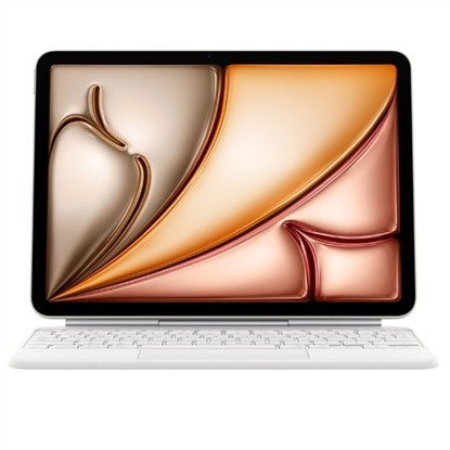 APPLE MAGIC KEYBOARD FOR IPAD AIR 11-INCH (M3) - TURKISH Q-KEYBOARD - WHITE MDFV4TQ/A resmi