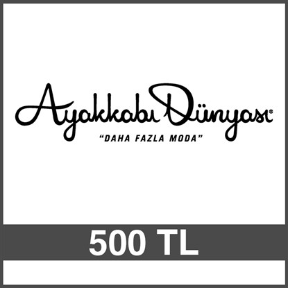 AYAKKABI DÜNYASI HEDİYE ÇEKİ (500 TL)-DİJİTAL resmi