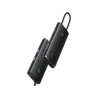 BASEUS LITE 6IN1 TYPE-C HUB- SİYAH WKQX050101 resmi
