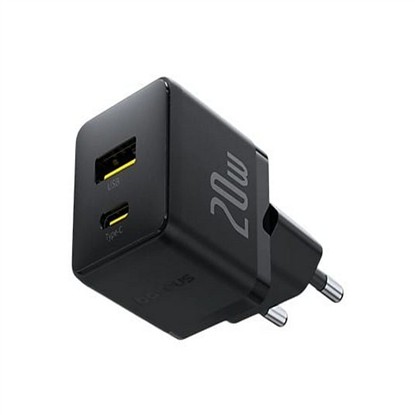 BASEUS PALM FAST USB-C 20W ŞARJ CİHAZI SİYAH resmi