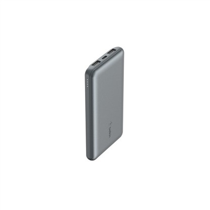 BELKIN 10K POWERBANK, USB-A & C 15W,SPACE GRAY resmi