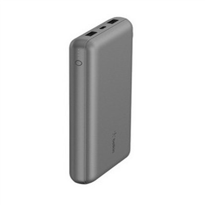BELKIN 20K POWERBANK, USB-A & C 15W,SPACE GRAY resmi