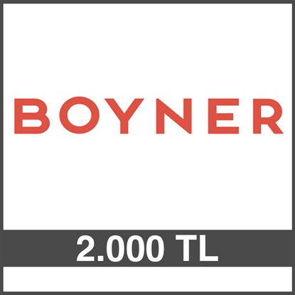 BOYNER HEDİYE ÇEKİ (2000 TL)-DİJİTAL resmi