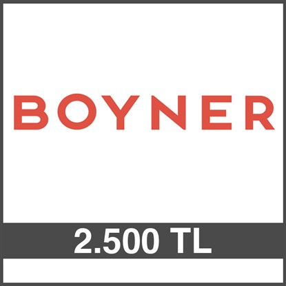 BOYNER HEDİYE ÇEKİ (2500 TL)-FİZİKİ resmi