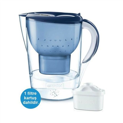 BRITA MARELLA XL 3.5 LT 3 PRO FİLTRELİ SÜRAHİ MAVİ resmi