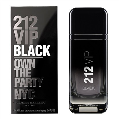 CAROLINA HERRERA 212 VIP BLACK ERKEK EDP 100ML PARFÜM resmi