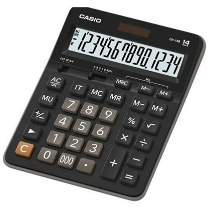 CASIO GX-14B-W-DC CASIO EKONONİK HESAP MAKİNESİ resmi