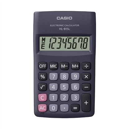 CASIO HL-815L-BK-W-DP MASAÜSTÜ HESAP MAKİNESİ resmi