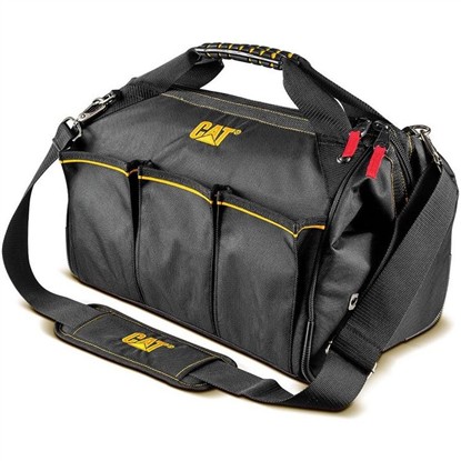 CAT DA980192 16'' AĞIR HİZMET GENİŞ AĞIZLI BEZ ALET TAKIM ÇANTASI resmi