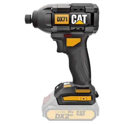 CAT DX71 18VOLT 2.0AH LI-ION ÇİFT AKÜLÜ 215NM KÖMÜRSÜZ PROFESYONEL ŞARJLI DARBELİ TORNAVİDA resmi