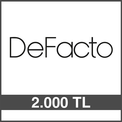 DEFACTO HEDİYE ÇEKİ (2000 TL)-FİZİKİ resmi
