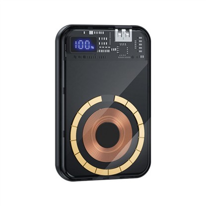 DEXIM S5 10.000MAH, ŞEFFAF MAGSAFE DİJİTAL GÖSTERGELİ POWERBANK DCA0061 resmi