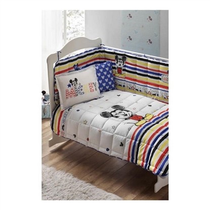 TAÇ DISNEY MICKEY SKECTH BABY TEK KİŞİLİK RANFORCE UYKU SETİ DESENLİ resmi