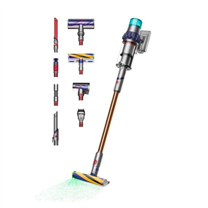 DYSON V15 DETECT ABSOLUTE ŞARJLI SÜPÜRGE (PRUSYA MAVİSİ/BAKIR) resmi