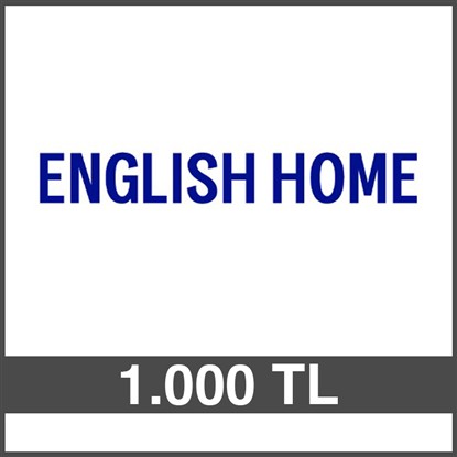 ENGLİSH HOME HEDİYE ÇEKİ (1000 TL)-DİJİTAL resmi