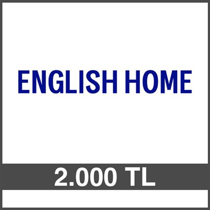 ENGLİSH HOME HEDİYE ÇEKİ (2000 TL)-DİJİTAL resmi