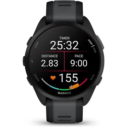 GARMIN 010-02863-20 FORERUNNER 165 SİYAH/SLATE GRİ AKILLI SAAT resmi