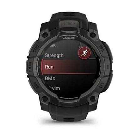 GARMIN INSTINCT 3 – 45 MM, AMOLED - SİYAH AKILLI SAAT 010-02936-00 resmi