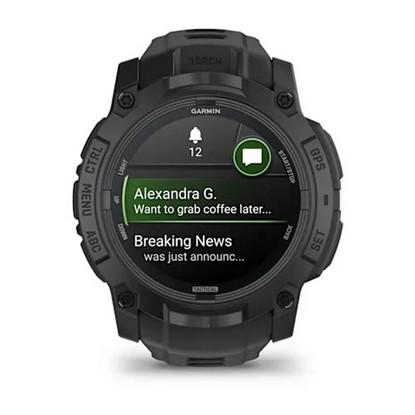 GARMIN INSTINCT 3 – 50 MM, AMOLED, TACTİCAL EDİTİON SİYAH AKILLI SAAT 010-03020-50 resmi