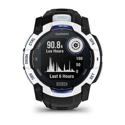 GARMIN INSTINCT 3 – 50 MM SOLAR SİYAH BEYAZ AKILLI SAAT 010-02935-03 resmi