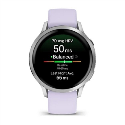 GARMIN VENU 4 - 41 MM - LAVANTA MAVİSİ SİLİKON KAYIŞLI AKILLI SAAT 010-03013-01 resmi