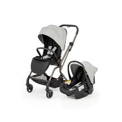 KANZ SMART TRAVEL SİSTEM BEBEK ARABASI TRAVEL GRI resmi