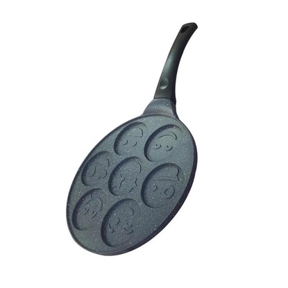 KEEP LONDON COOKER SERİSİ GRANİT DÖKÜM KLKCH739 EMOJİLİ 26CM PANCAKE TAVASI resmi