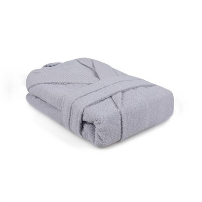 KEEP LONDON ŞAL YAKA GRİ BORNOZ L / XL KLHOME623 resmi