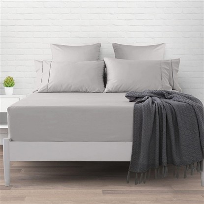 KEEP LONDON UTOPIA FITTED ÇİFT KİŞİLİK ÇARŞAF GRİ KLHOME612 resmi