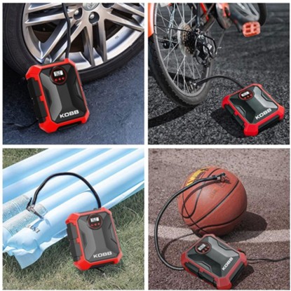 KOBB KB200 12VOLT 150 PSI AYARLANABİLİR DİJİTAL BASINÇ GÖSTERGELİ HAVA LASTİK ŞİŞİRME POMPASI resmi