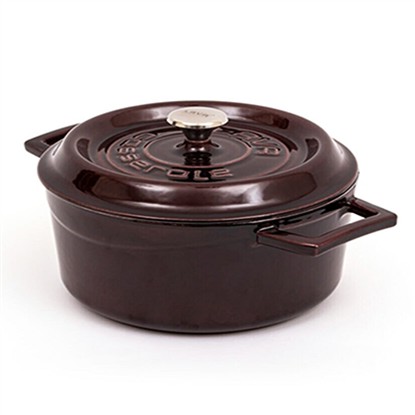 LAVA 20CM MOR YUVARLAK TENCERE resmi