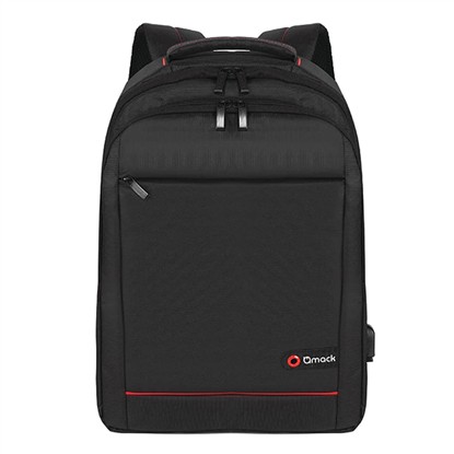 MACK MCC-006 15.6" OFFICE USB GİRİŞLİ NOTEBOOK SIRT ÇANTASI SİYAH resmi